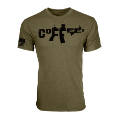 Military shirt for men - Coastalvir giniadriving Company AR Coffee Logo Shirt military green